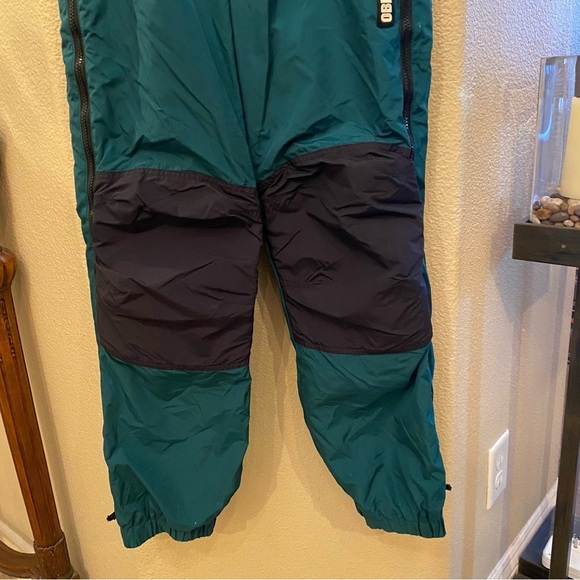 OBERMEYER Green Black Ski Snowboard Pants Size Junior 16Y Unisex-Missing Parts - Picture 4 of 12